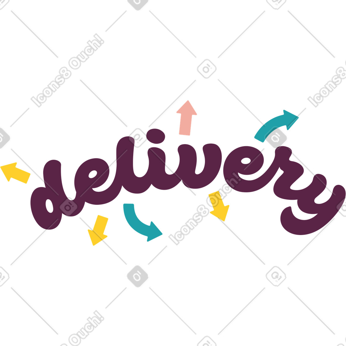 Lieferung-Illustration im Sammy-Stil als Download in PNG, SVG