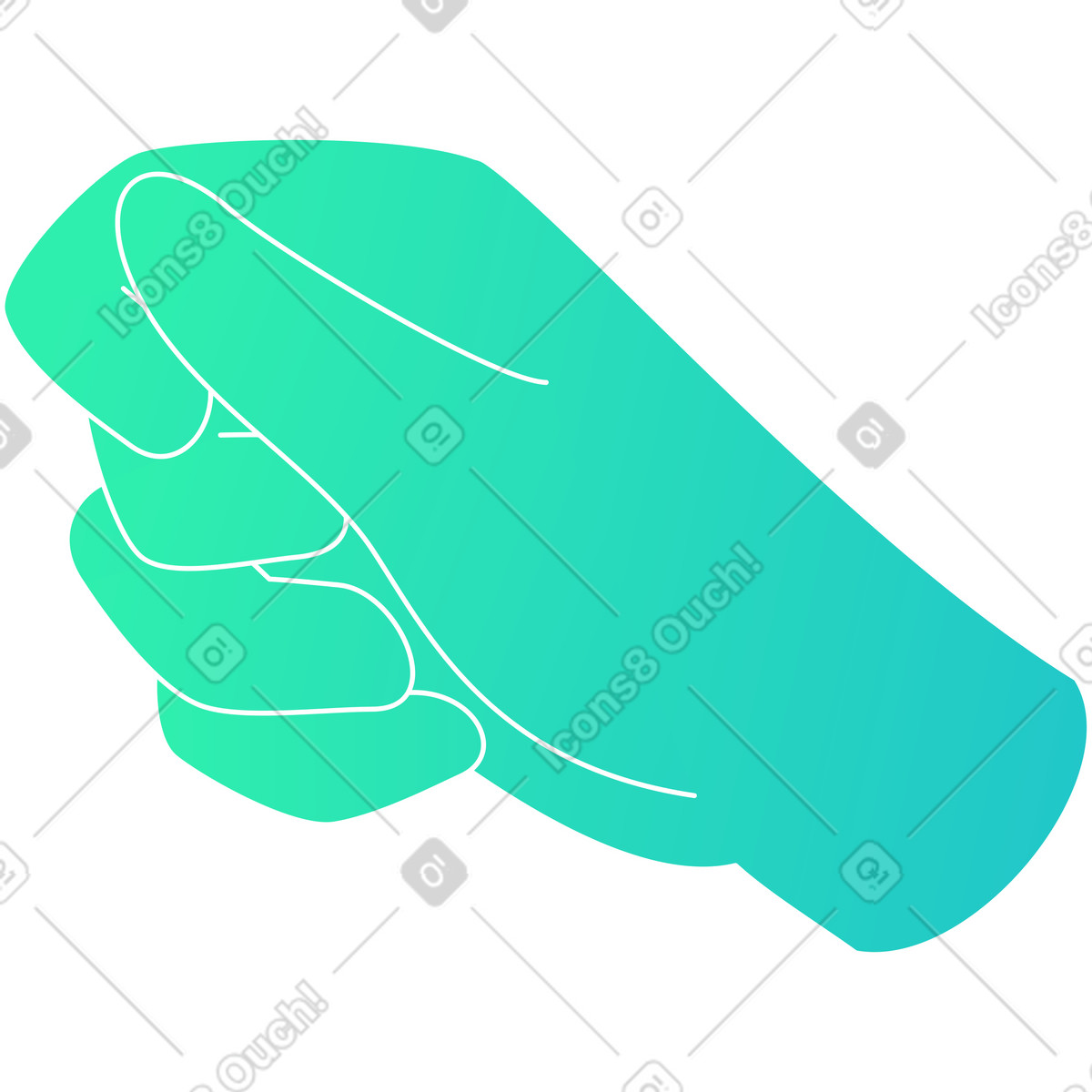 Illustration Main dans le style Lucent à télécharger aux formats PNG, SVG