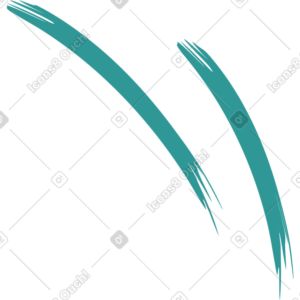 下载 Grain 风格的 Splash freehand lines 插画，支持 PNG、SVG 格式