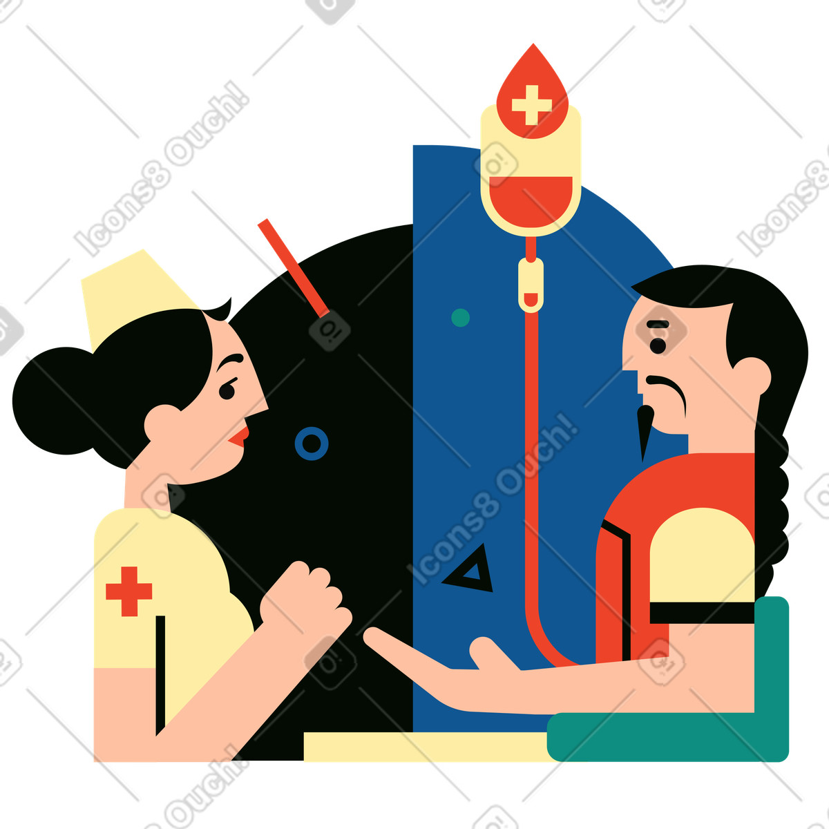 Illustration Journée des donateurs dans le style Polar à télécharger aux formats PNG, SVG