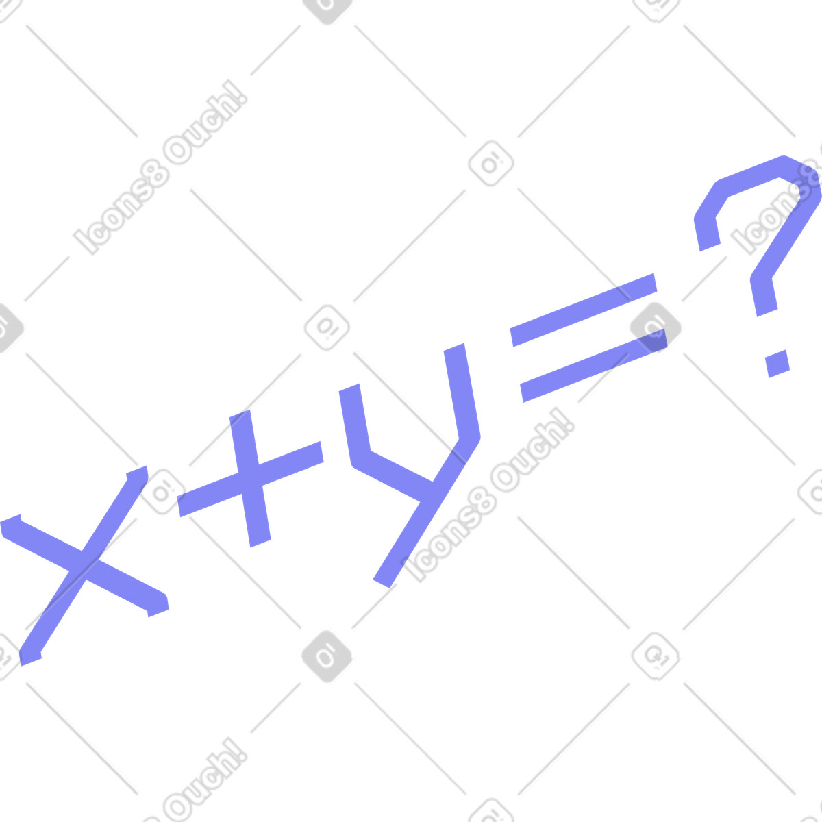 Formula illustration in Glow style download in PNG, SVG