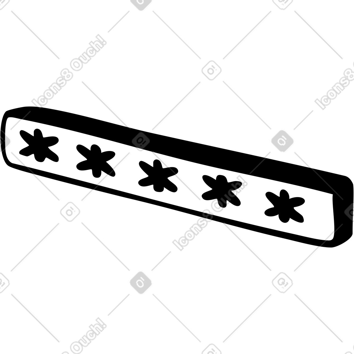 Password field illustration in Line style download in PNG, SVG