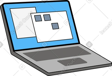 Laptop öffnen PNG, SVG