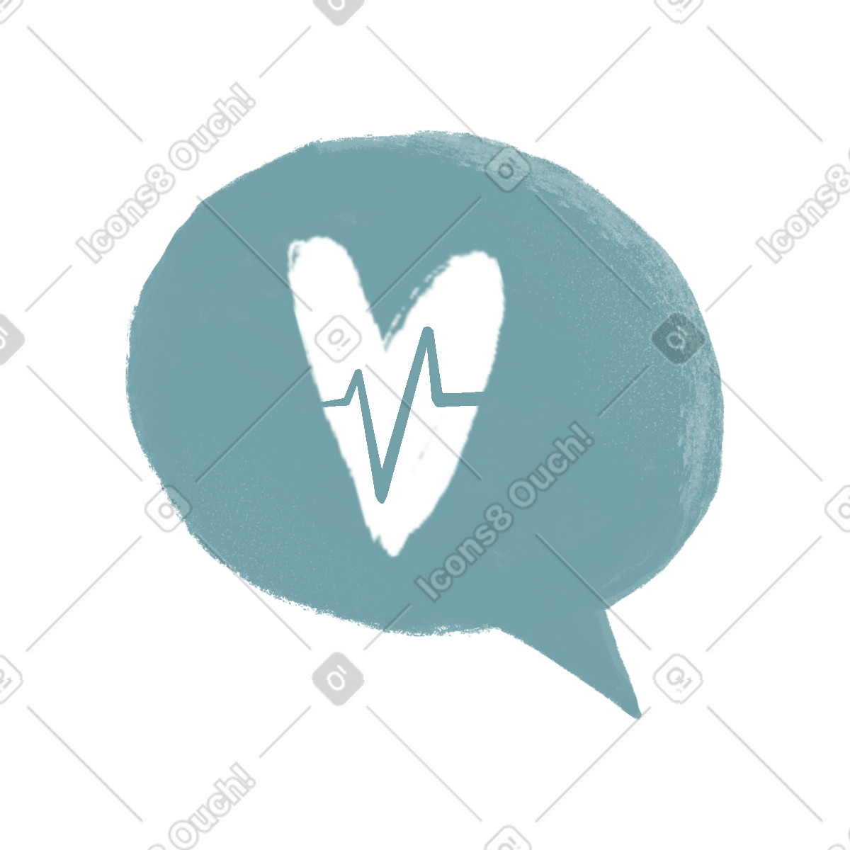 Pulse illustration clipart image showcasing heartbeat in PNG, SVG, or GIF