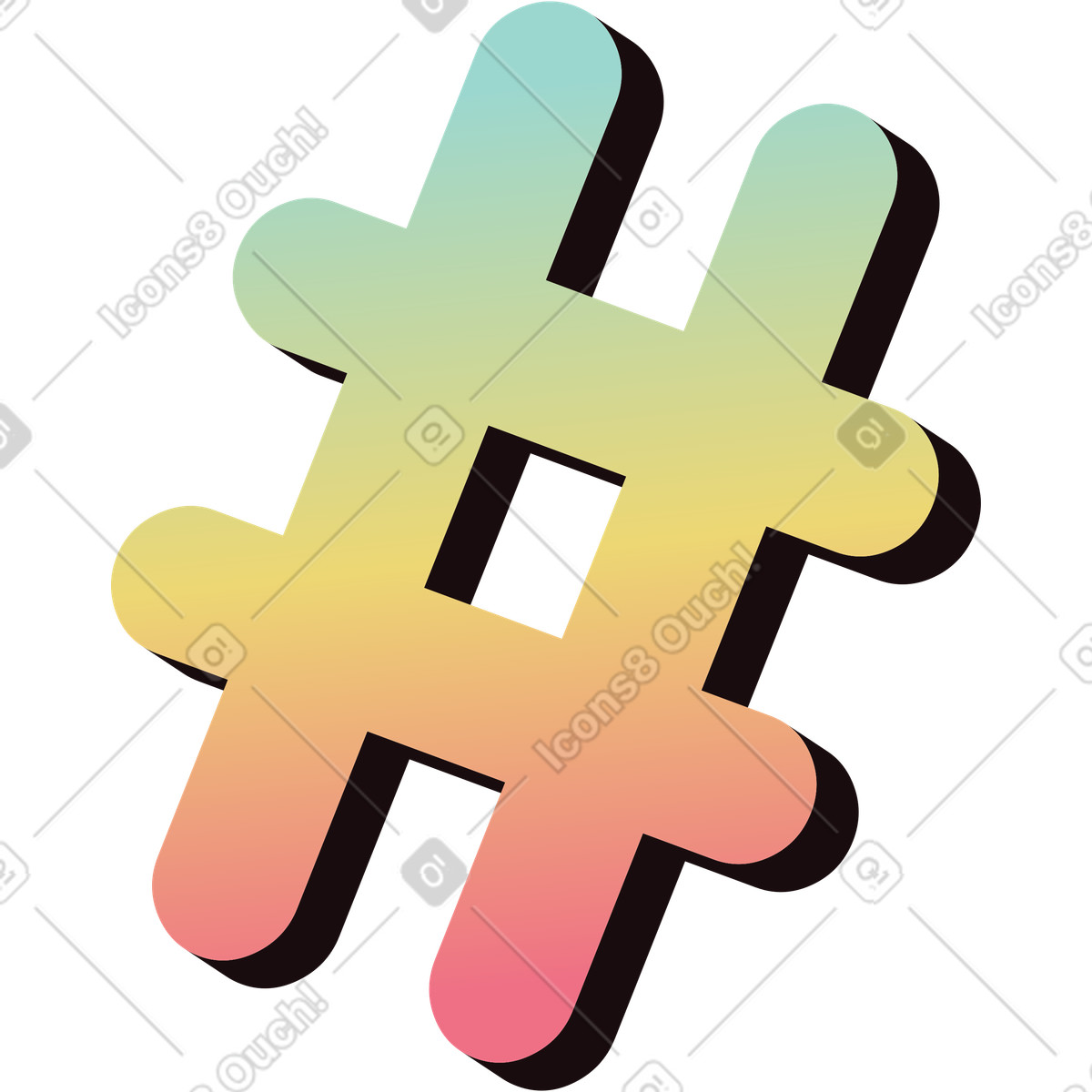 Ilustración Etiqueta en estilo Delight a descargar en PNG y SVG