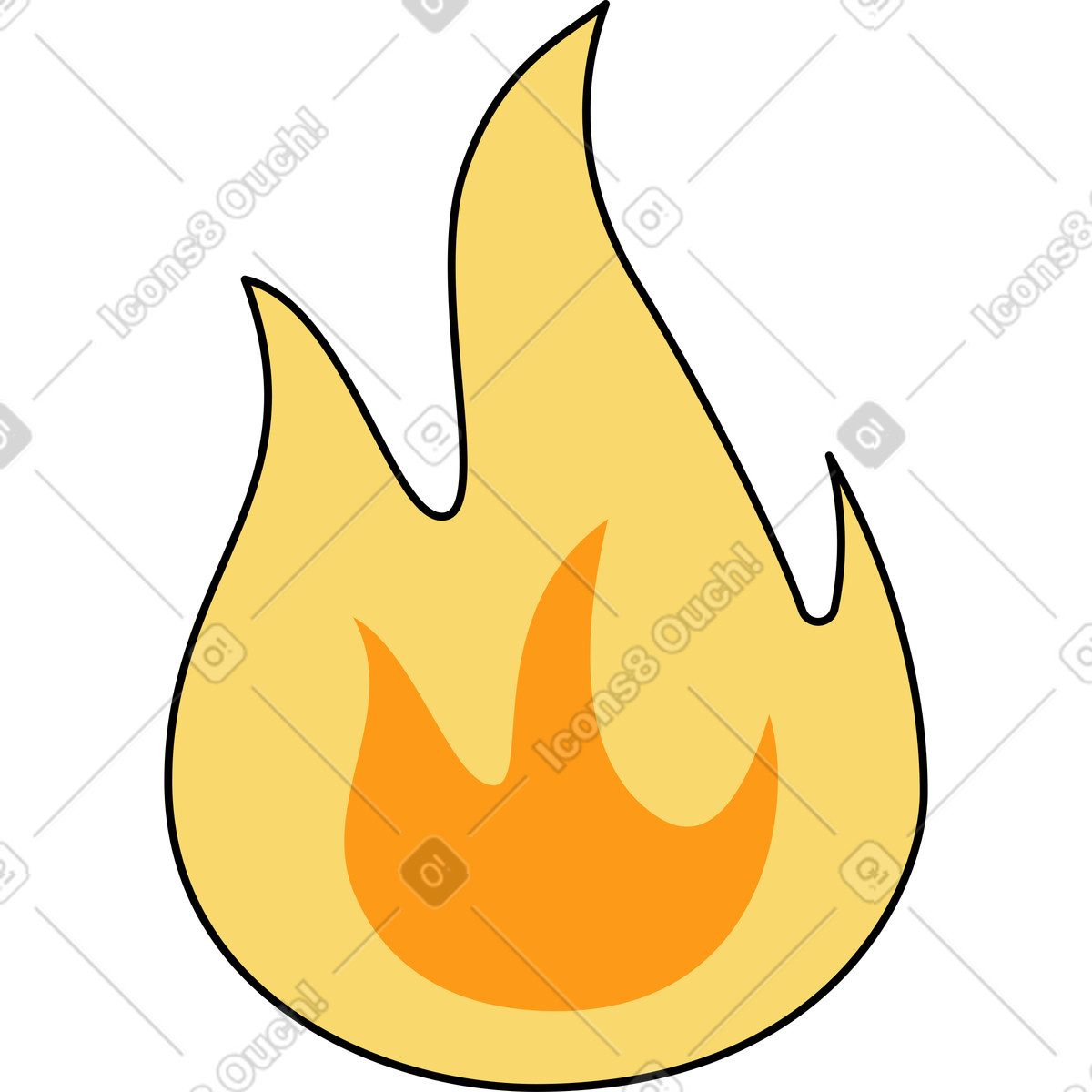 下载 Surr 风格的 火 插画，支持 PNG、SVG 格式