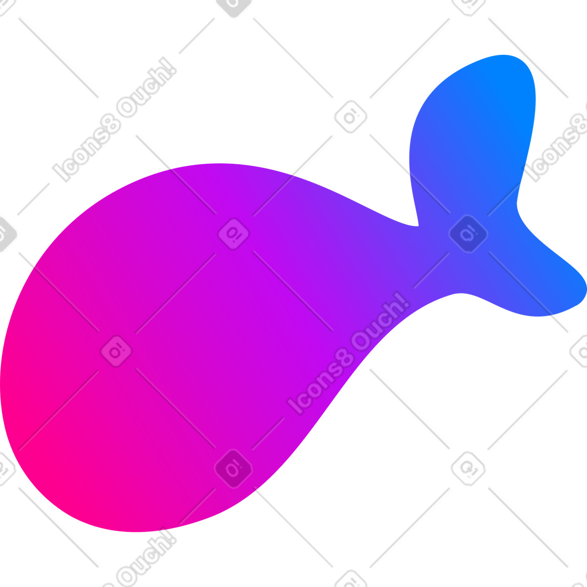 Fische-Illustration im Vibrant-Stil als Download in PNG, SVG