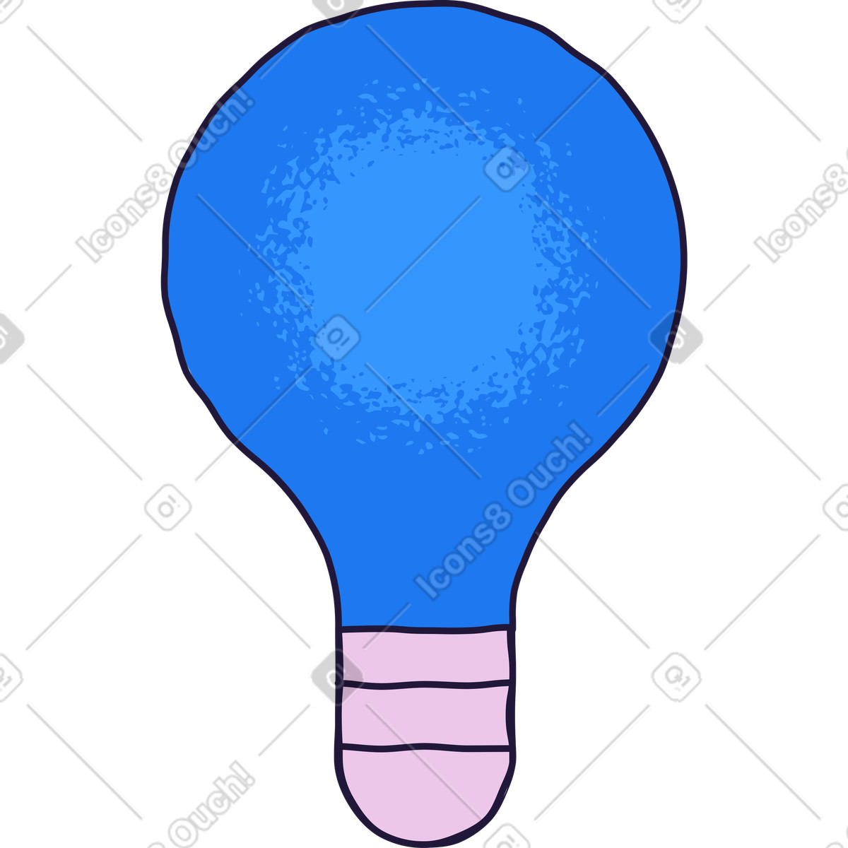 Conifer スタイルの 電球オフ のイラストをPNG、SVG形式でダウンロード