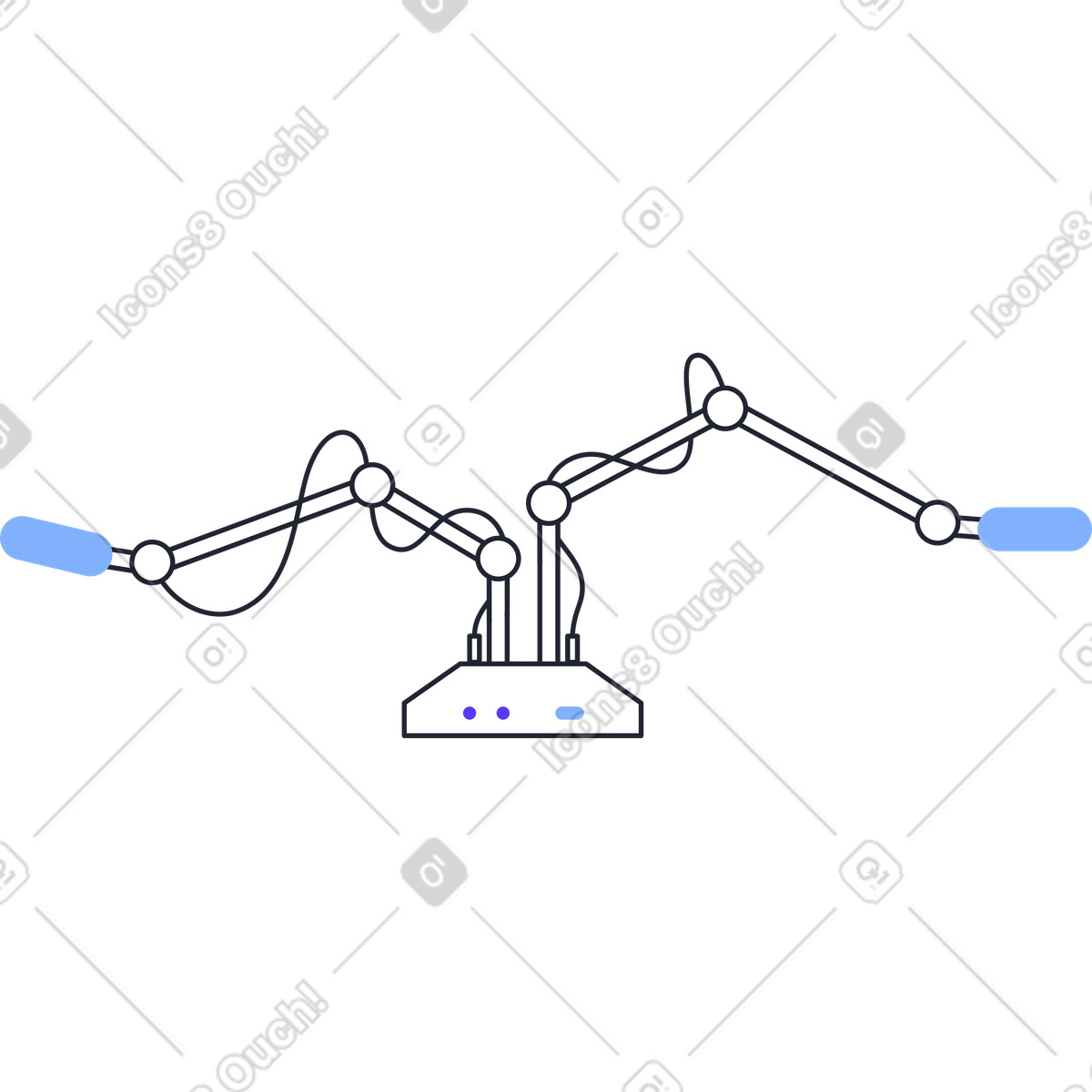 Ilustração de Estação gravação em no estilo Pablita para baixar em PNG, SVG