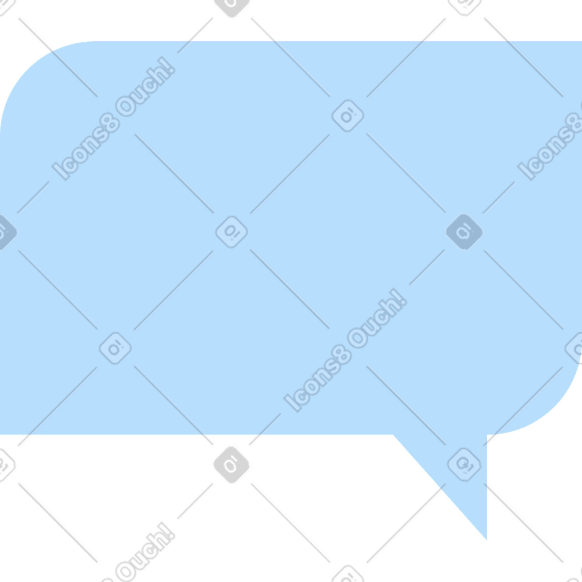 Speech bubble illustration in Vector style download in PNG, SVG