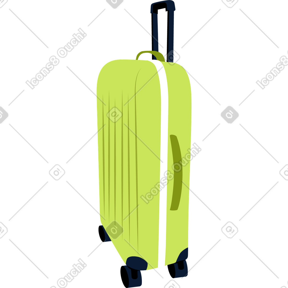 Valigia illustrazione in stile Everyday scarica in PNG, SVG