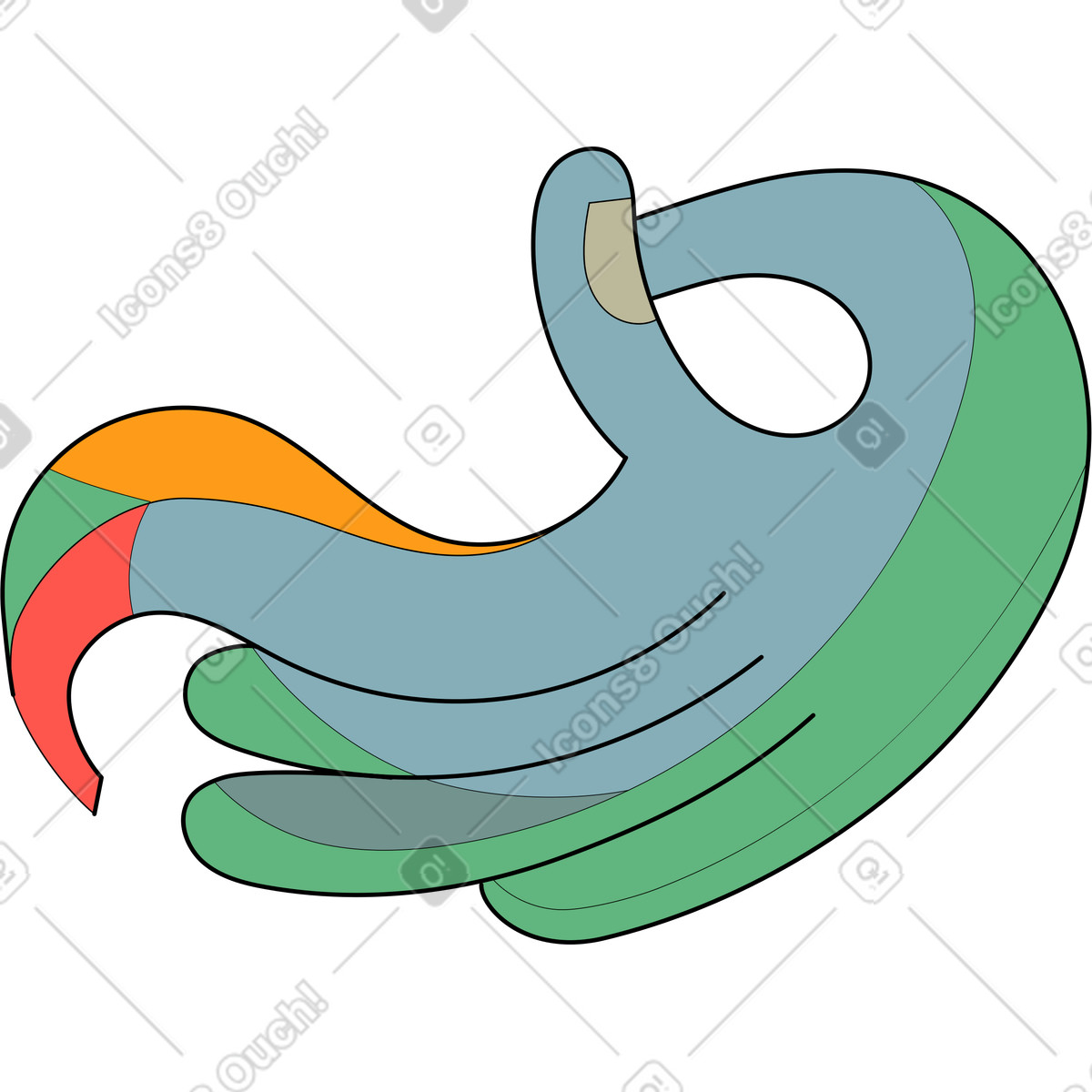 Иллюстрация Рука в стиле Surr — скачать в форматах PNG, SVG