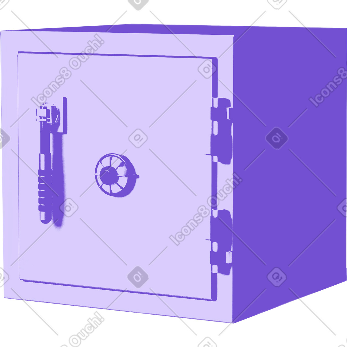 Safe illustration in PNG, SVG