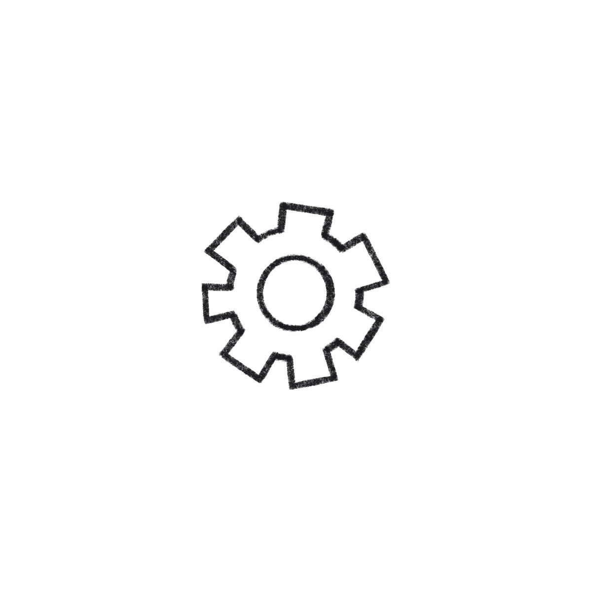 Ilustração de Small gear em no estilo Bonbon Line para baixar em PNG, SVG
