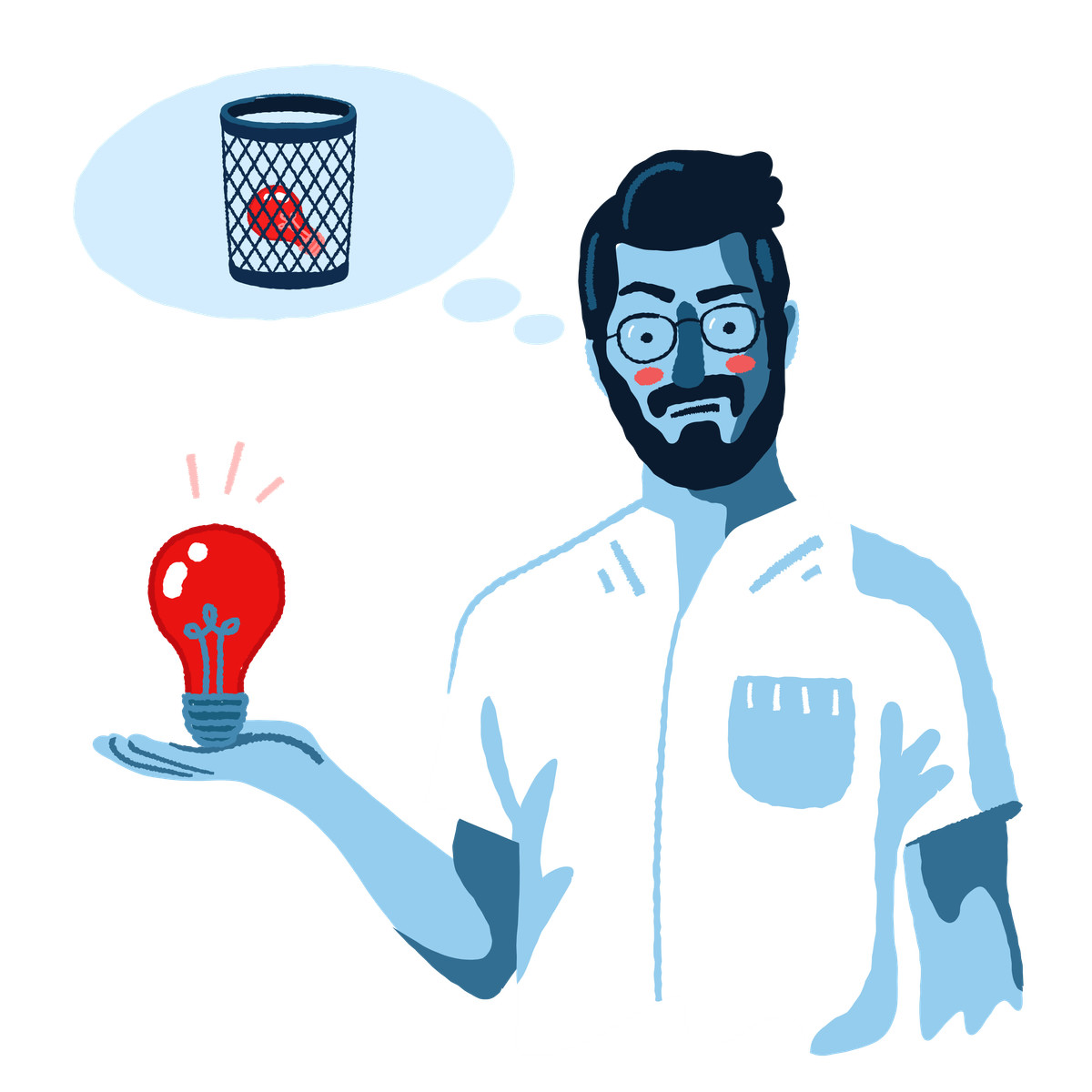 Illustration Recycling of light bulb dans le style Cherry à télécharger aux formats PNG, SVG