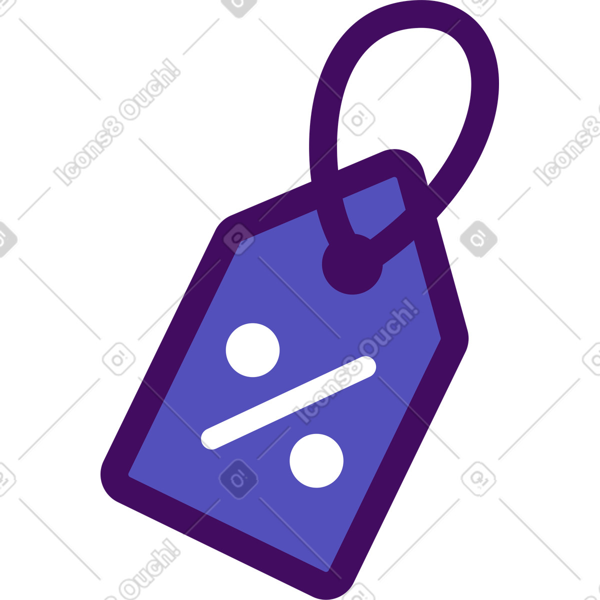 Ilustración Signo de porcentaje en estilo Simplistic a descargar en PNG y SVG