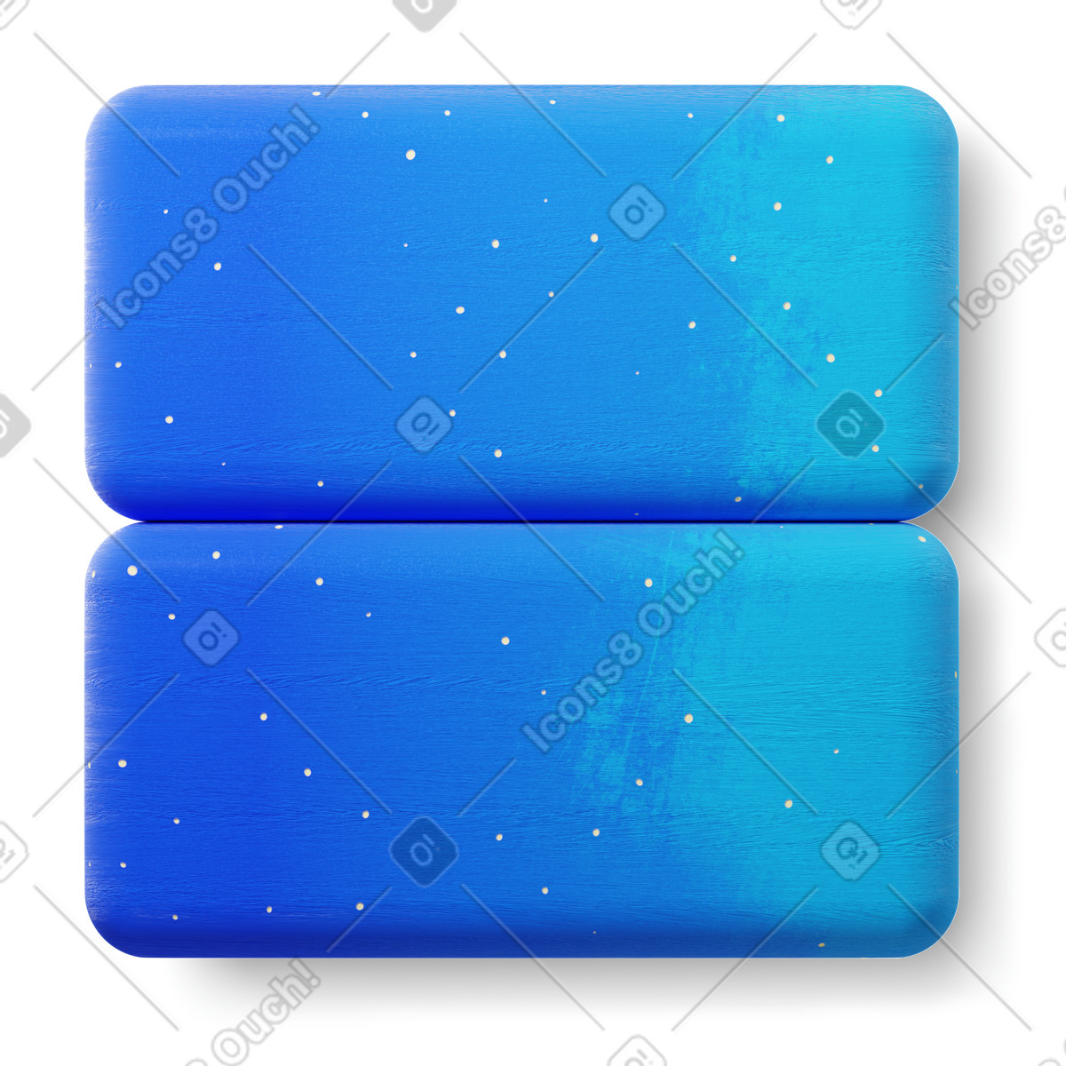 Illustration Serveur blue abstract dans le style 3D Microsoft Fluent à télécharger aux formats PNG, SVG