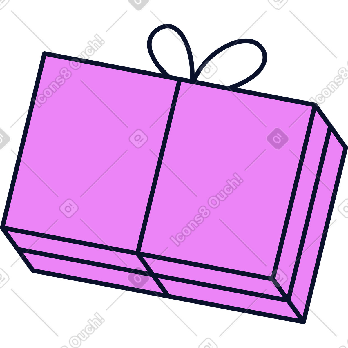 Illustration Boite cadeau dans le style Flexy à télécharger aux formats PNG, SVG
