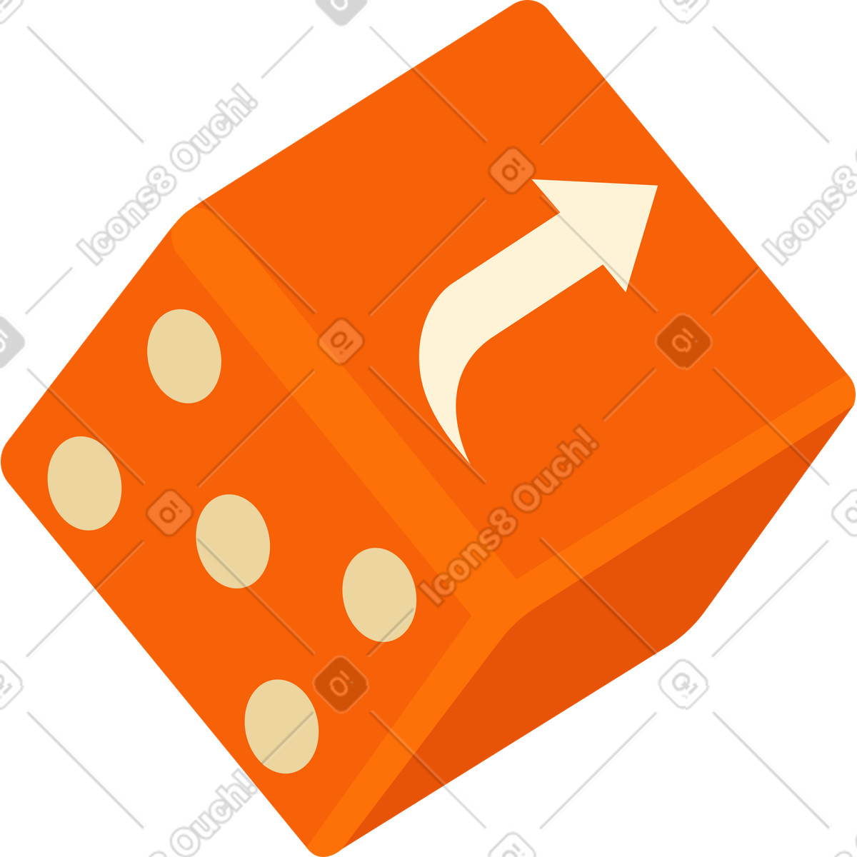 Ilustração de Dados com um ícone repostagem em no estilo Catchy para baixar em PNG, SVG