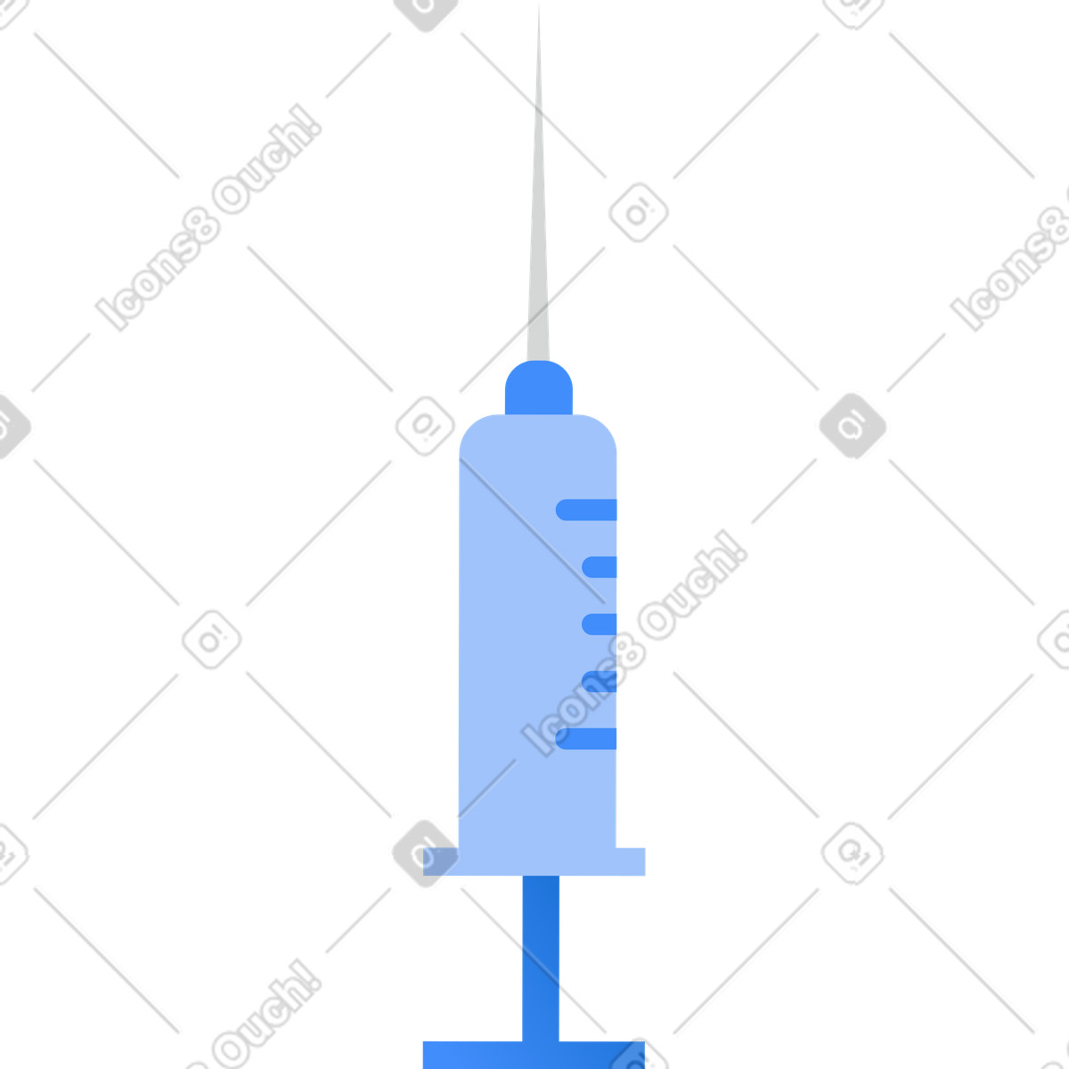 Siringa illustrazione in stile Clip scarica in PNG, SVG