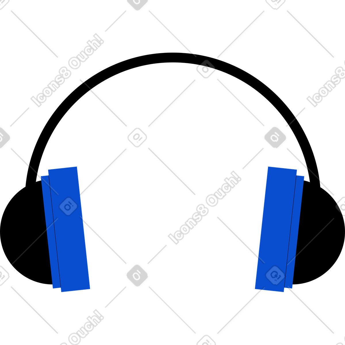 Ilustração de Fones ouvido em no estilo Tiny para baixar em PNG, SVG