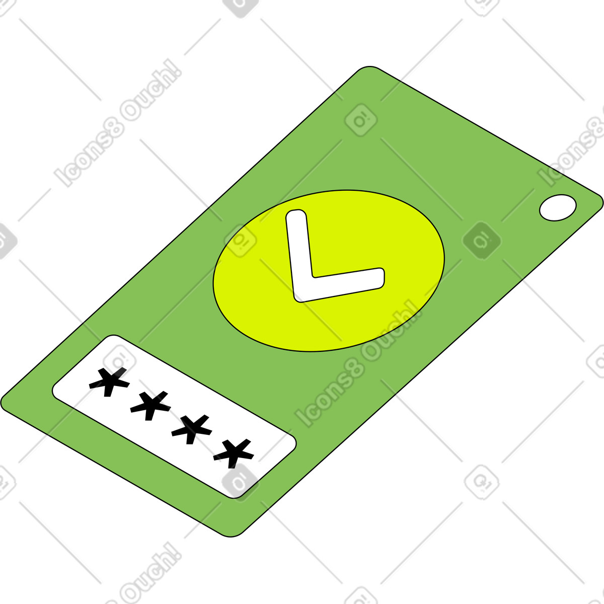 Ilustración Interfaz de terminal pos en estilo Isometric a descargar en PNG y SVG