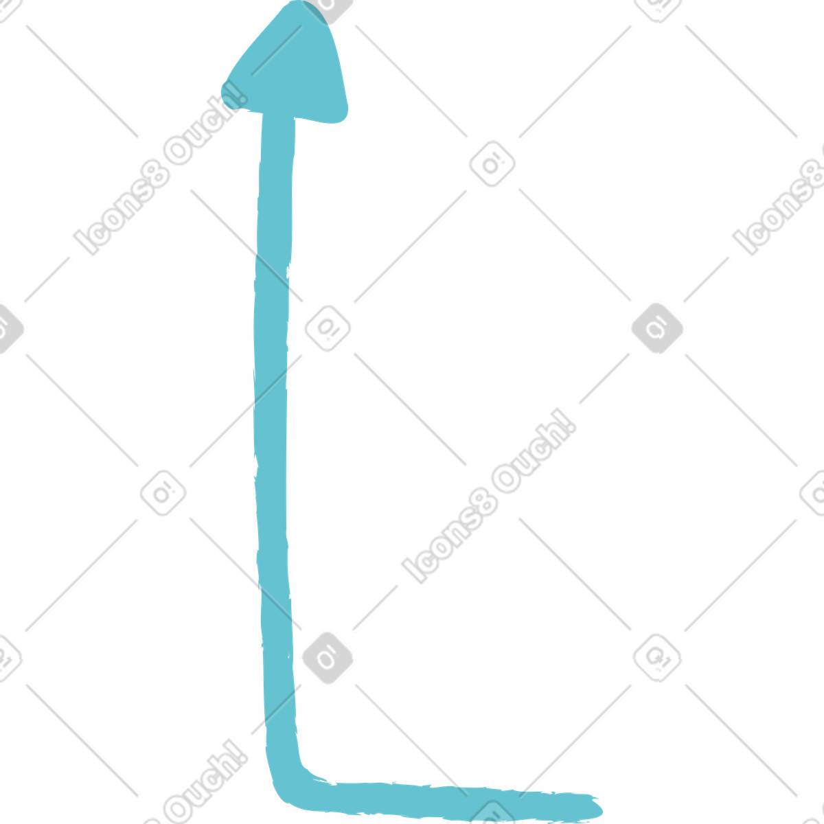 Pfeil-Illustration im Lime-Stil als Download in PNG, SVG