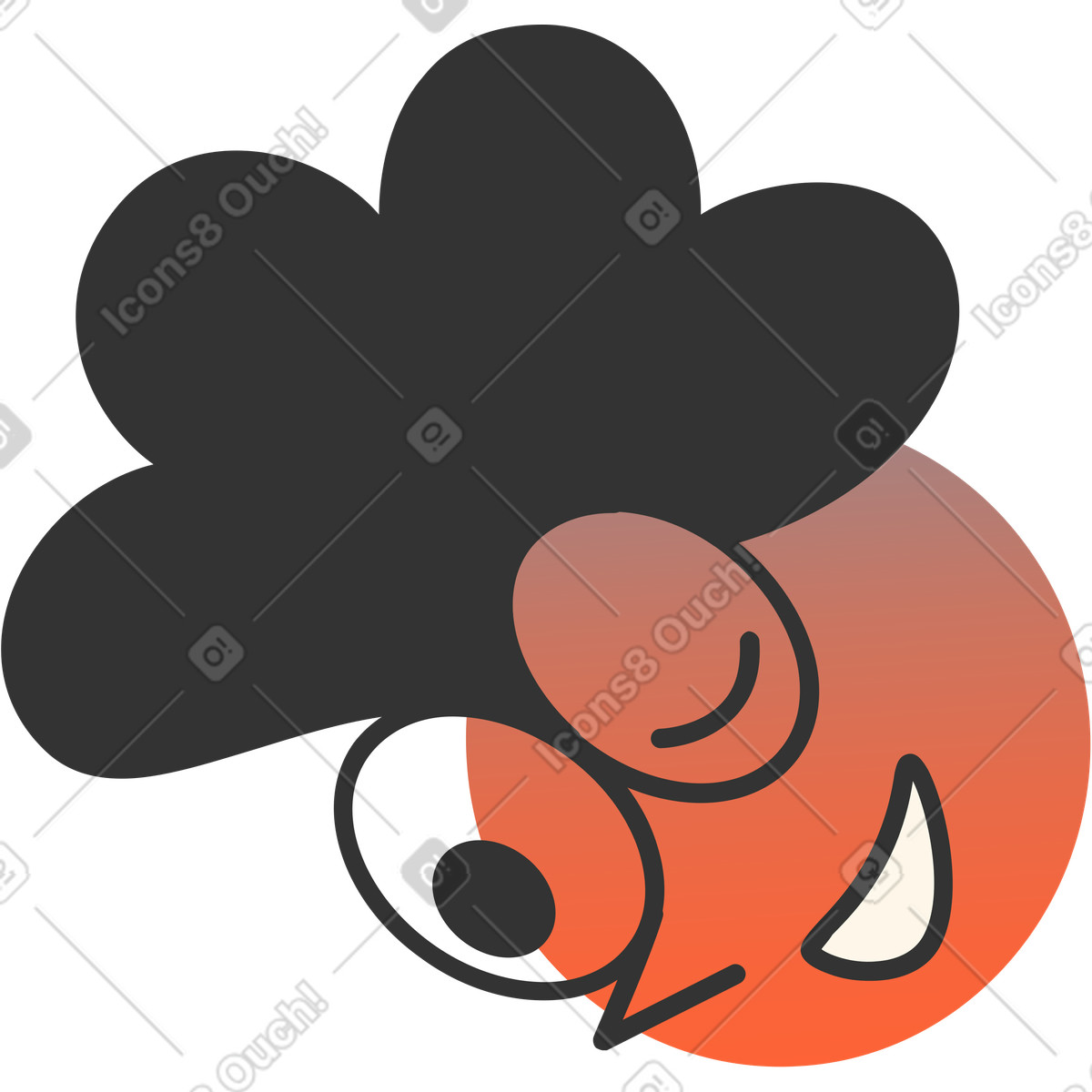 Illustration Chef enfant dans le style Crayon à télécharger aux formats PNG, SVG