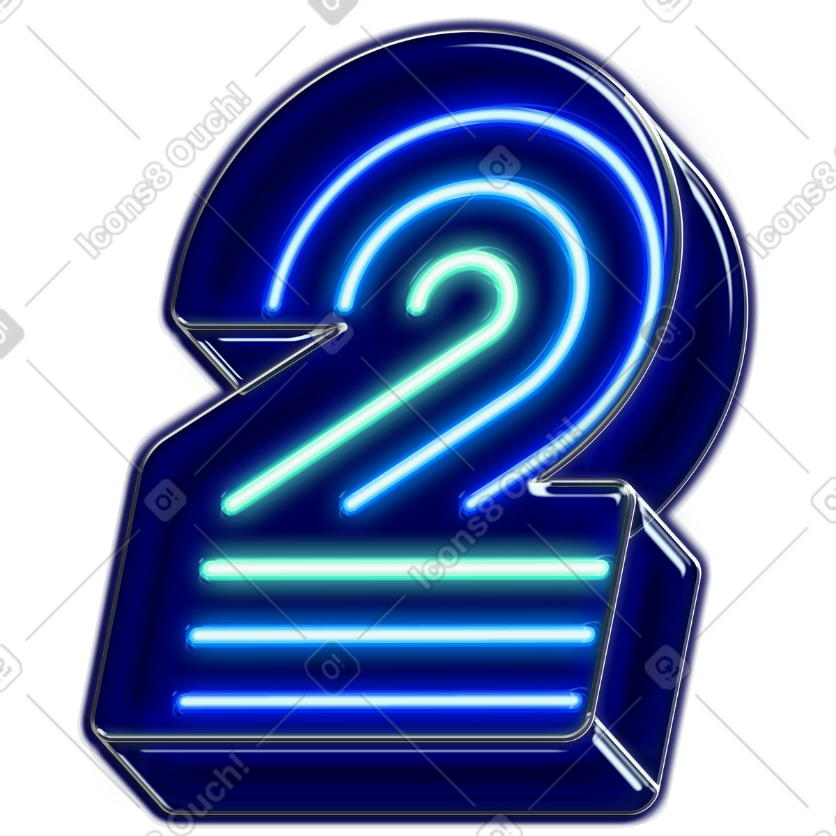 Nummer-Illustration im Type-Stil als Download in PNG, SVG
