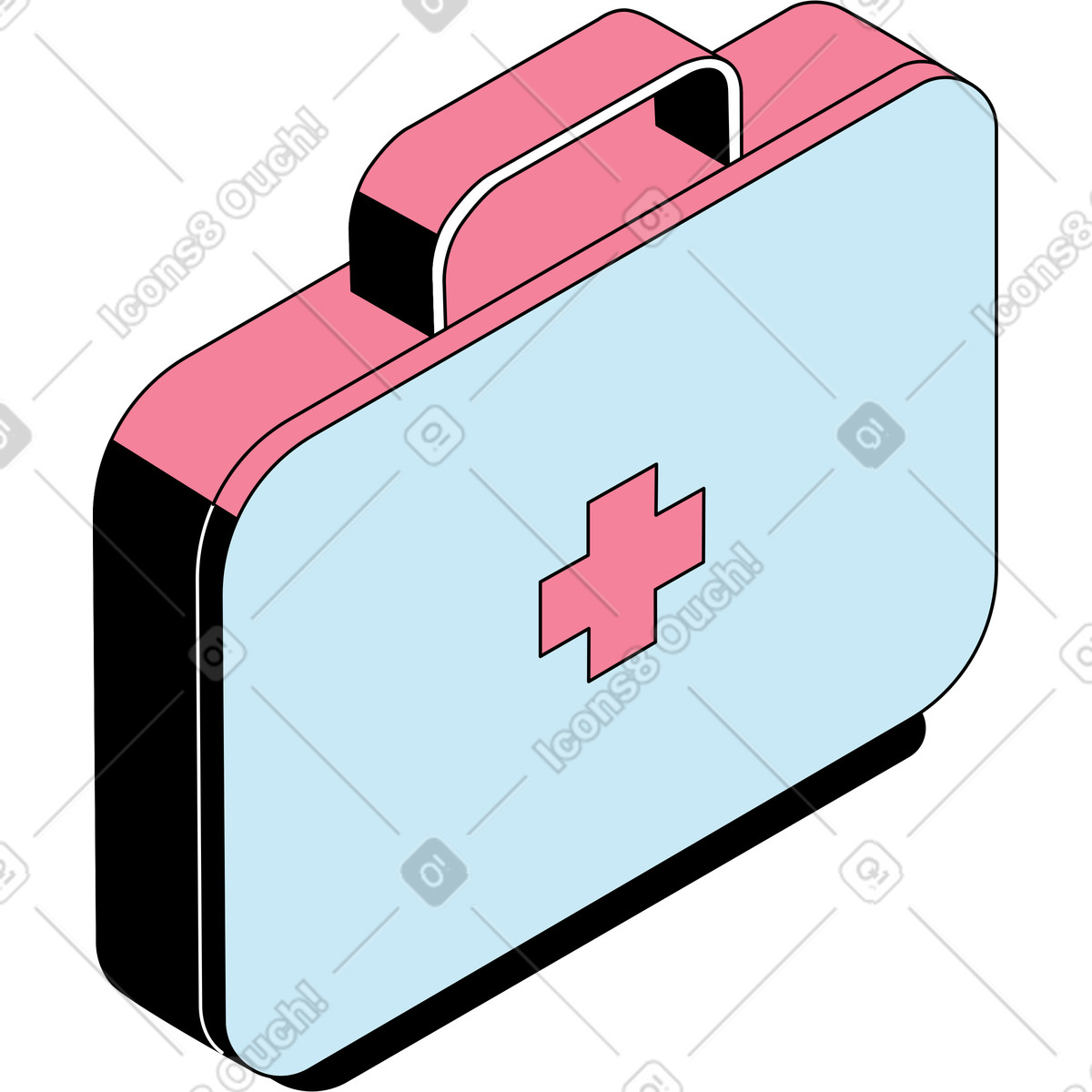 Kit di pronto soccorso illustrazione in stile Project scarica in PNG, SVG