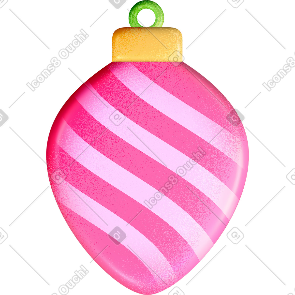 Weihnachtsspielzeug mit linienmuster-Illustration im Lettering-Stil als Download in PNG, SVG