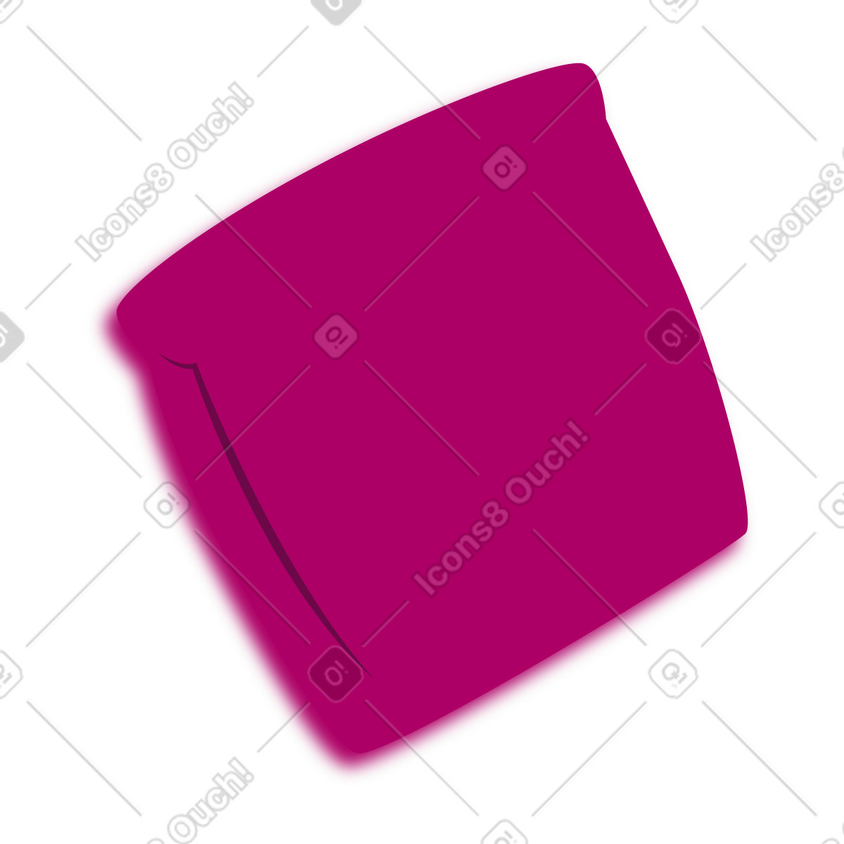Kissen-Illustration im Everyday-Stil als Download in PNG, SVG