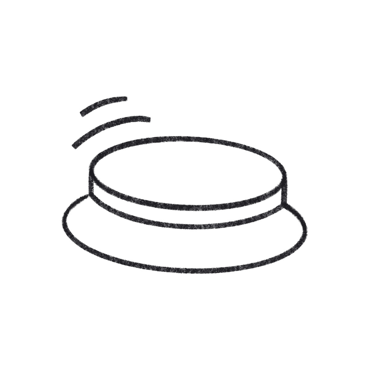 Round platform illustration in Bonbon Line style download in PNG, SVG