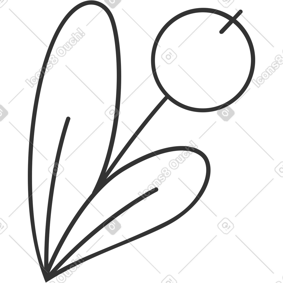 下载 Crayon 风格的 浆果 插画，支持 PNG、SVG 格式