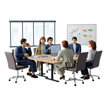 A modern brokerage office filled with natural light, featuring large windows and sleek, minimalistic furniture. Several agents are engaged in animated discussions, each sitting at their own workstation equipped with multiple computer screens displaying graphs and Forex data. One agent, with short black hair and wearing a blue blazer, talks intently on the phone while taking notes on a notepad. Another agent, a woman with long brown hair styled in a ponytail, gestures toward a screen filled with currency charts. A whiteboard in the background shows various Forex strategies written in colorful markers. The atmosphere is dynamic and professional, showcasing teamwork and collaboration.