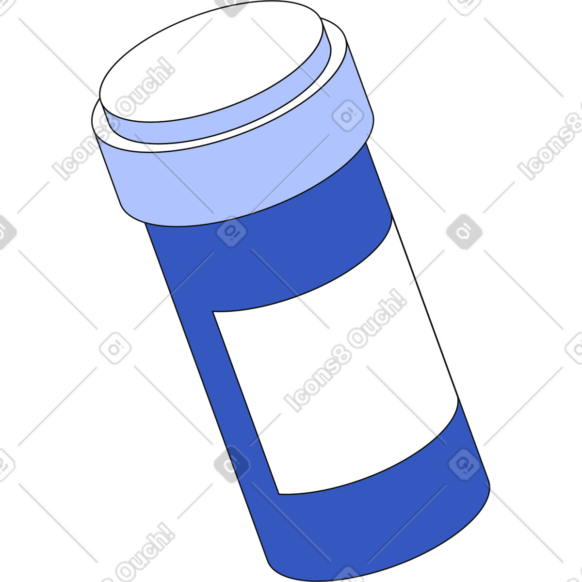 Illustration Pilules sur ordonnance dans le style Techny à télécharger aux formats PNG, SVG
