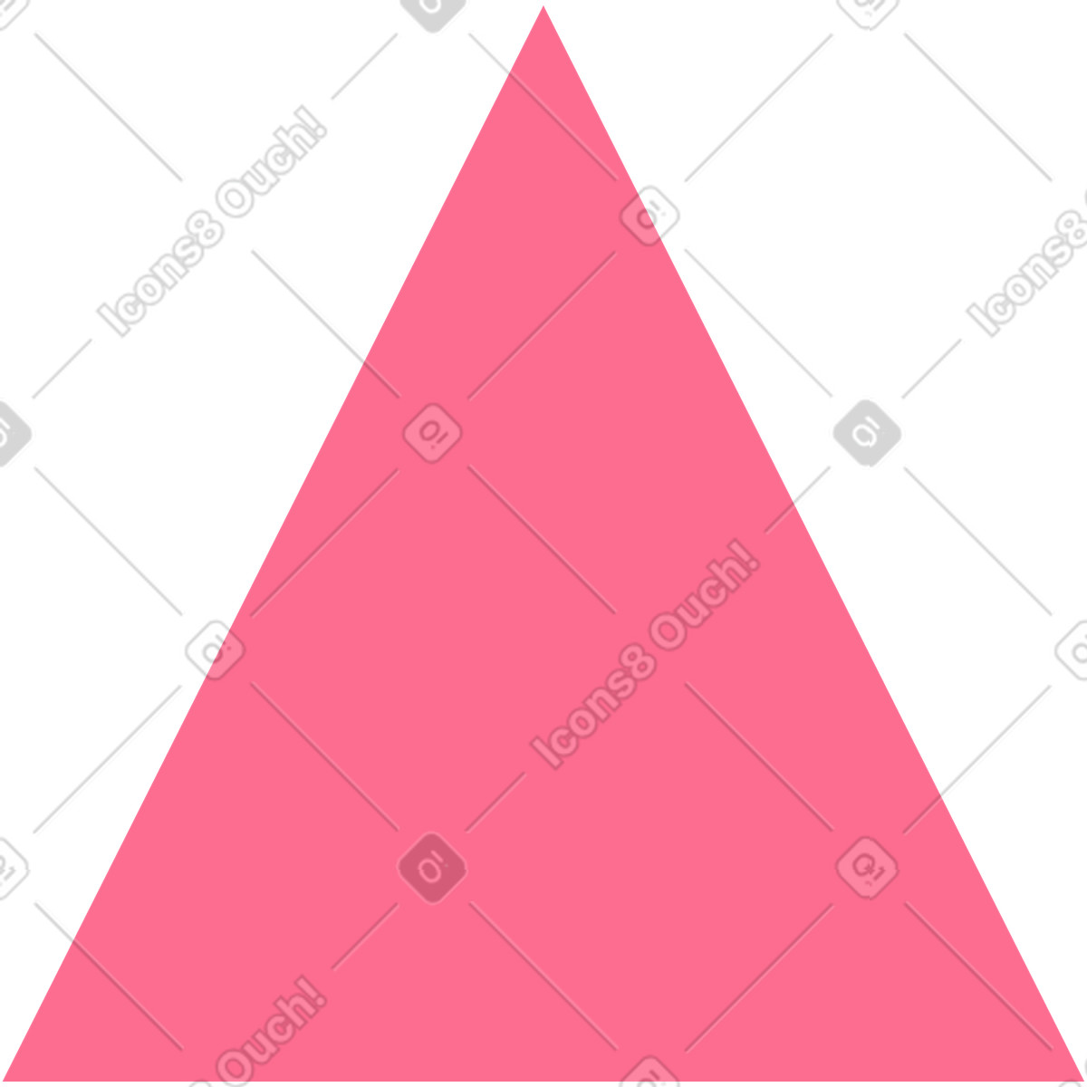 Dreieck-Illustration im Bright-Stil als Download in PNG, SVG