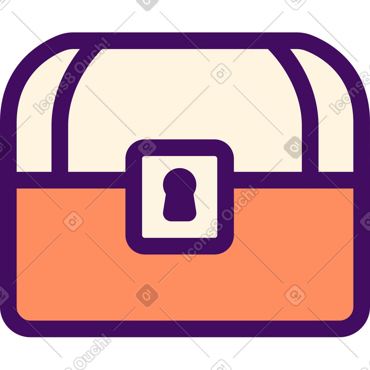 Illustration Coffre de dot dans le style Simplistic à télécharger aux formats PNG, SVG