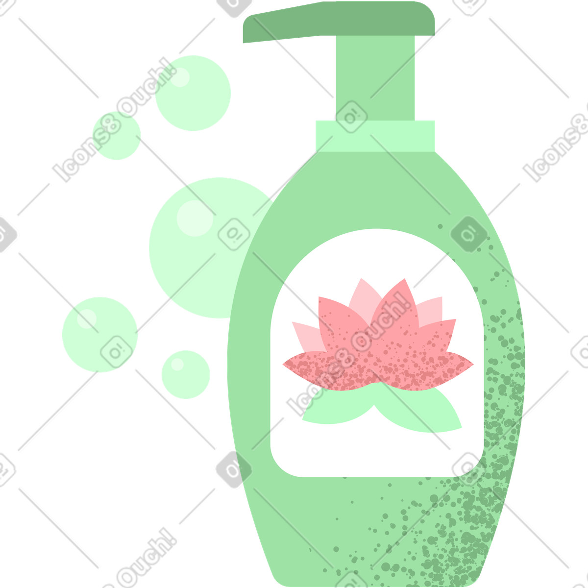 Sapone illustrazione in stile Pale scarica in PNG, SVG