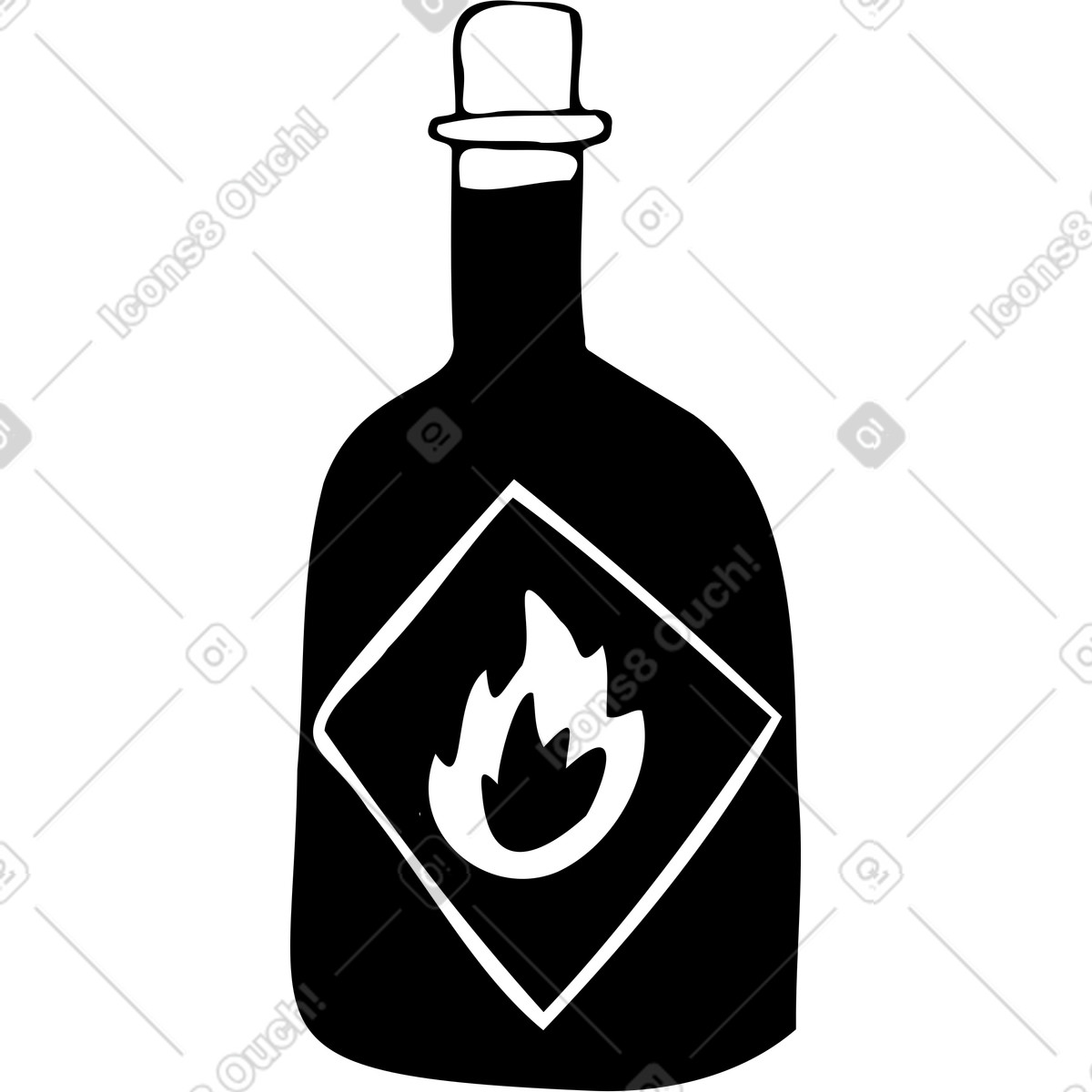 下载 Marks 风格的 辣酱瓶 插画，支持 PNG、SVG 格式