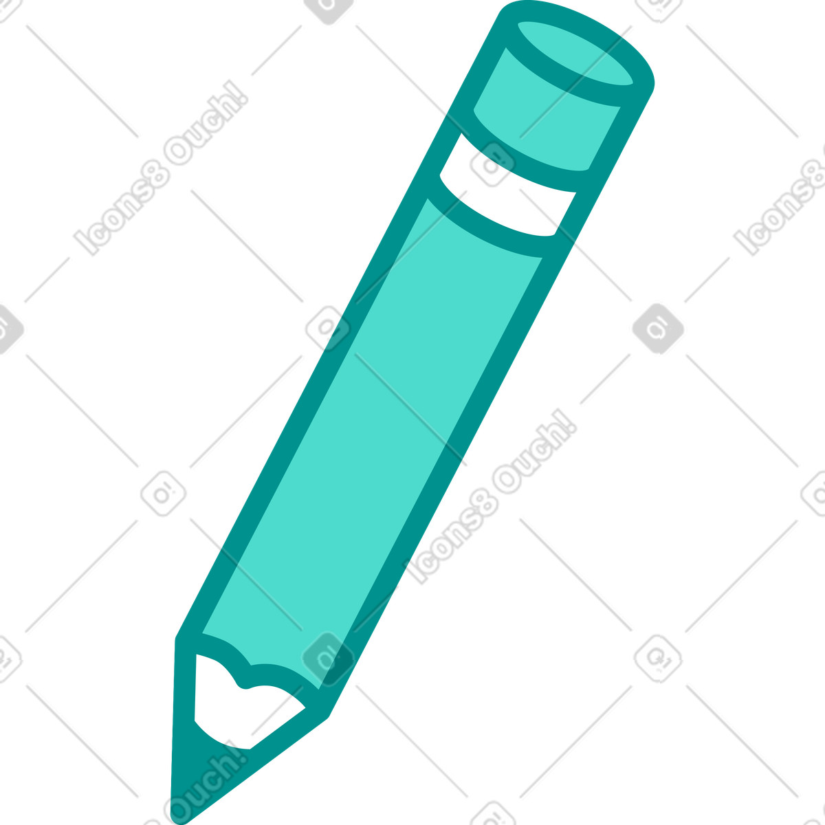 Ilustración Lápiz en estilo Natty a descargar en PNG y SVG