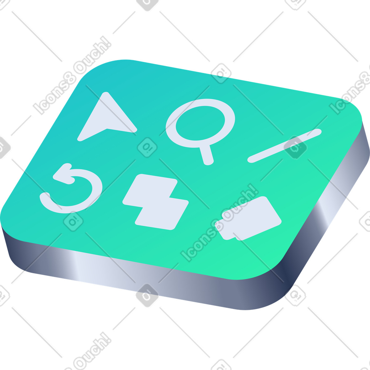 Toolbar illustration in Lucent style download in PNG, SVG