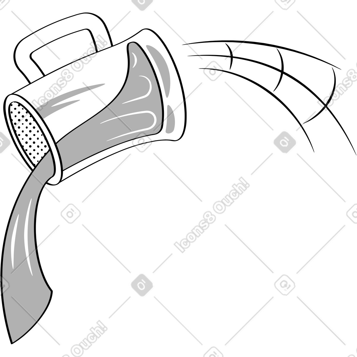 下载 Looney 风格的 杯子 插画，支持 PNG、SVG 格式