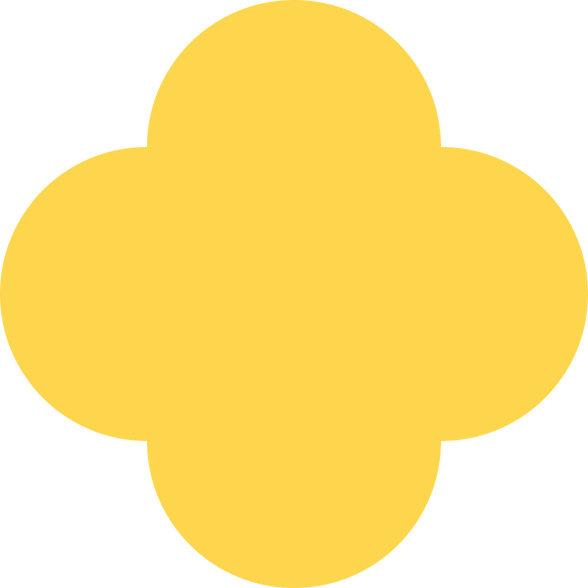 Quatrefoil yellow illustrazione in stile Fogg scarica in PNG, SVG