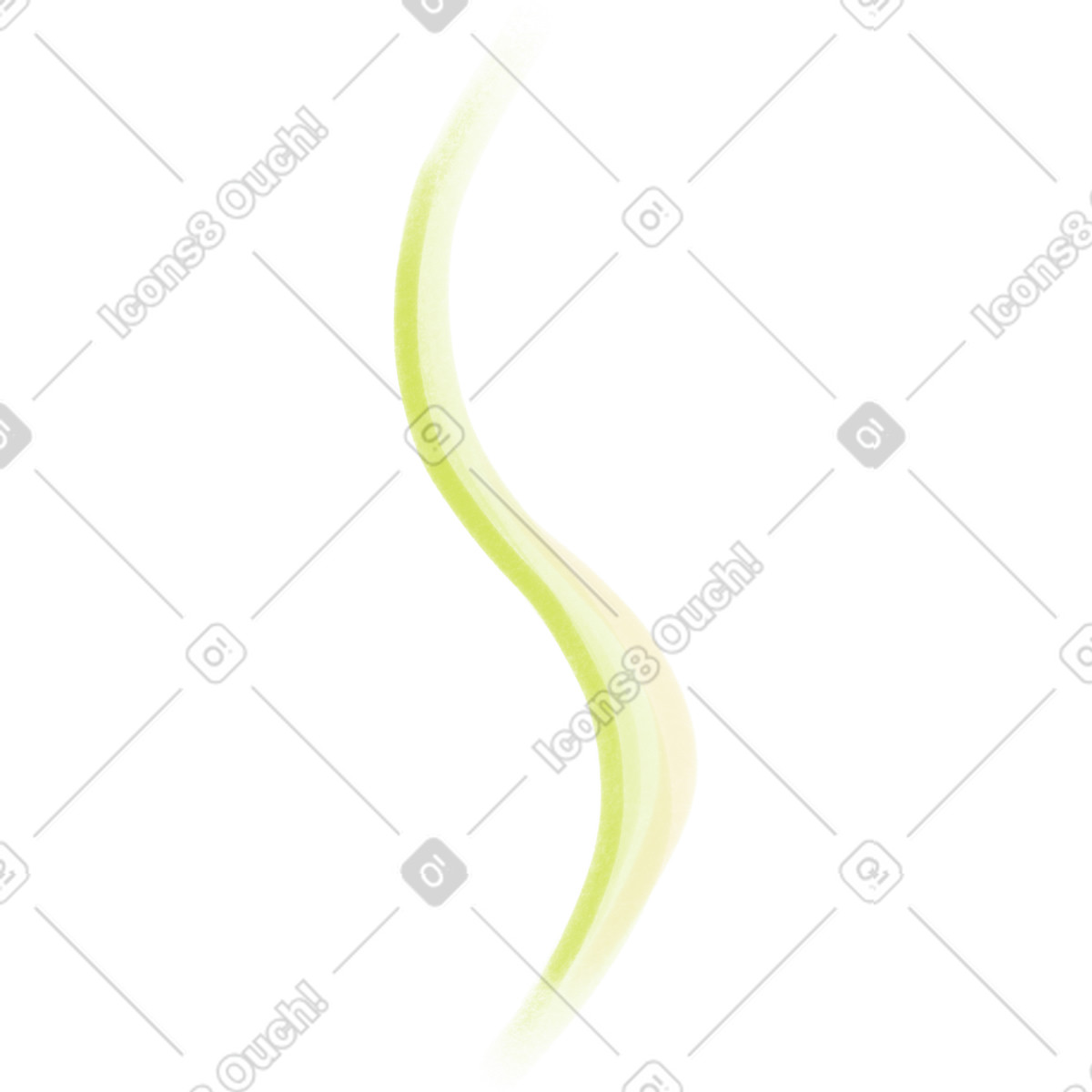 Green smoke illustrazione in stile Shine scarica in PNG, SVG