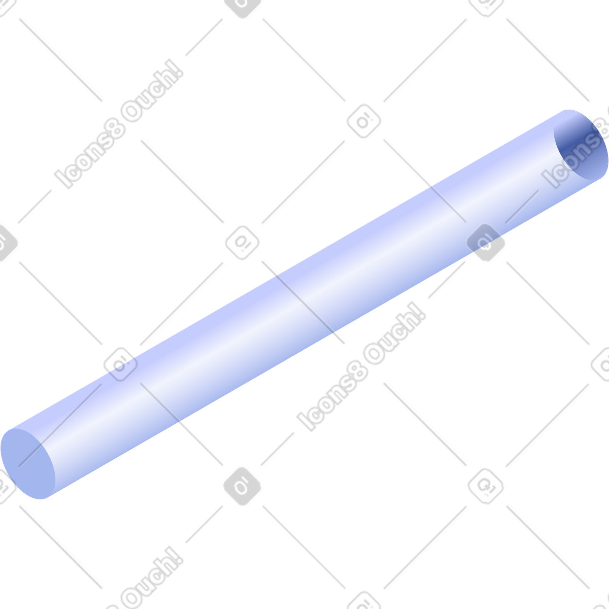 Durchscheinendes rohr-Illustration im Quantum-Stil als Download in PNG, SVG