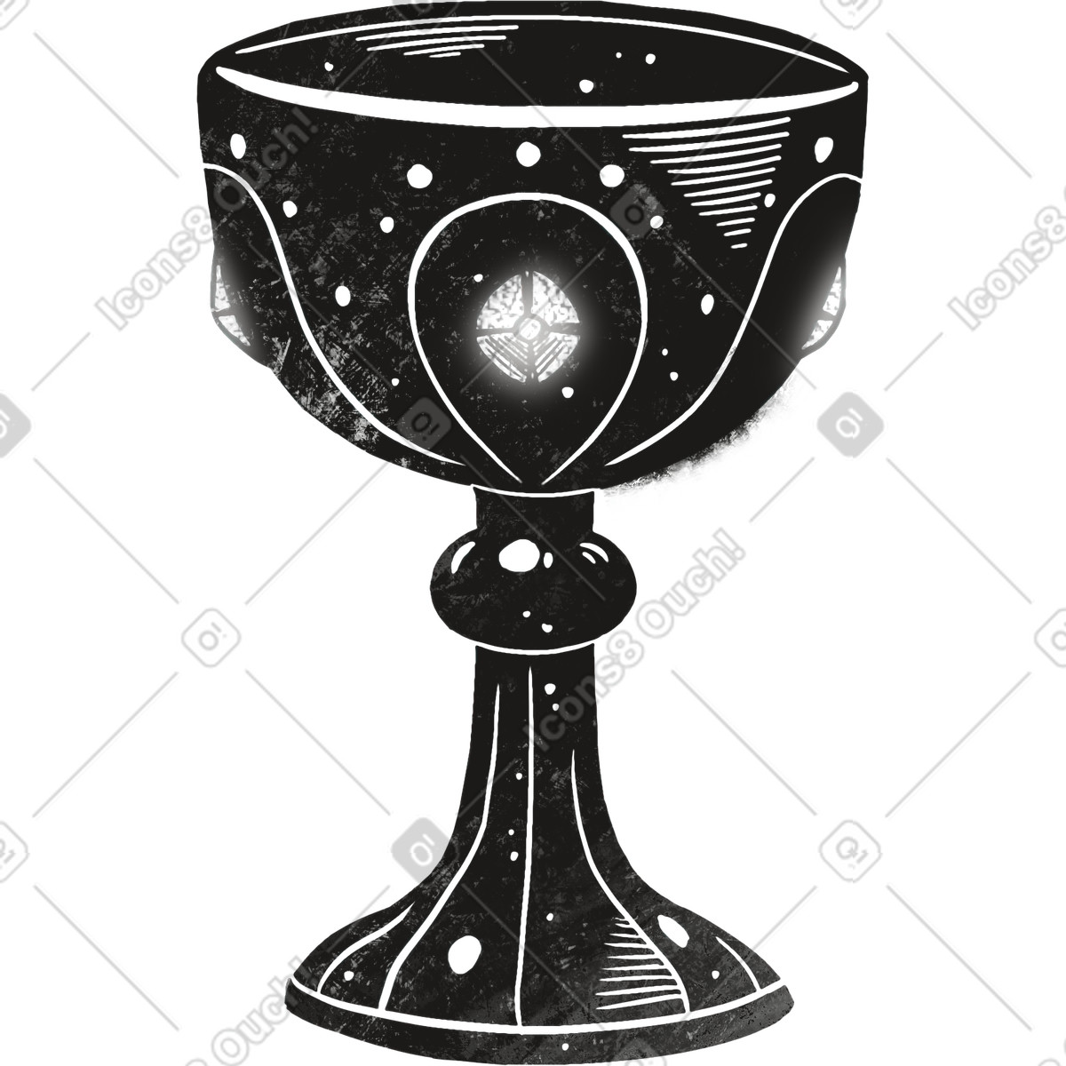 Illustration Chalice dans le style Mystery à télécharger aux formats PNG, SVG