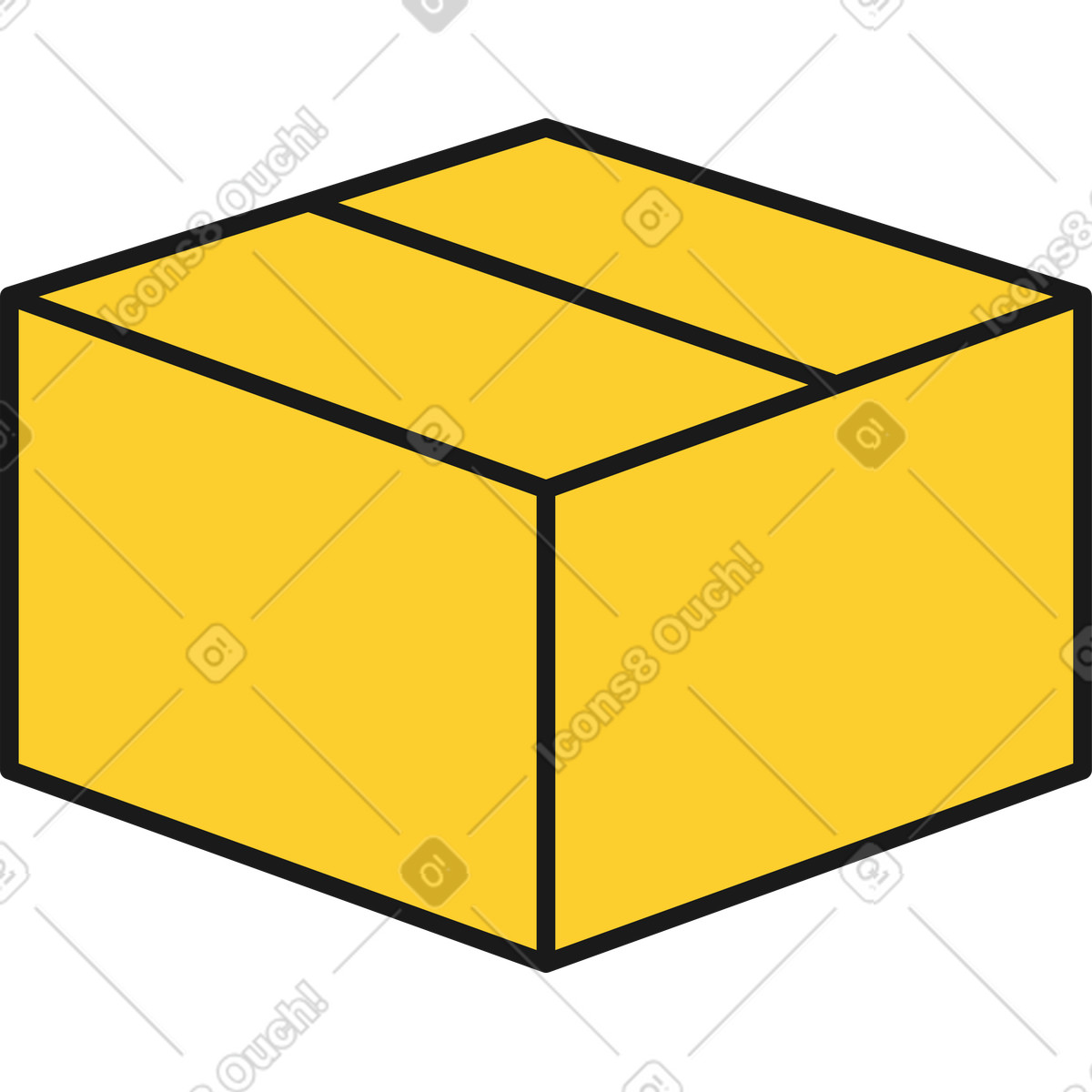 Illustration Boîte dans le style Taxi à télécharger aux formats PNG, SVG
