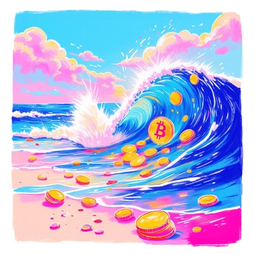Bitcoin high contrast details