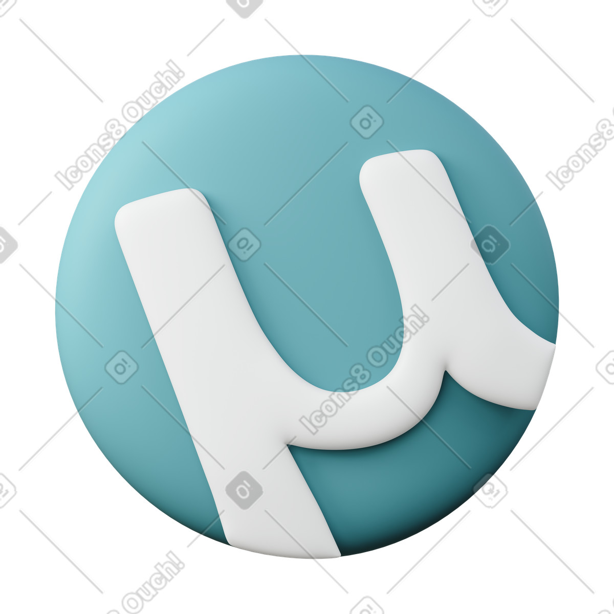 Utorrent illustrazione in stile 3D Sugary scarica in PNG, SVG